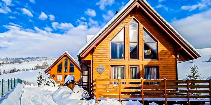 Komfortní chatky v nádherném prostředí Belianských Tater: pobyt vhodný pro rodiny i větší skupiny přátel