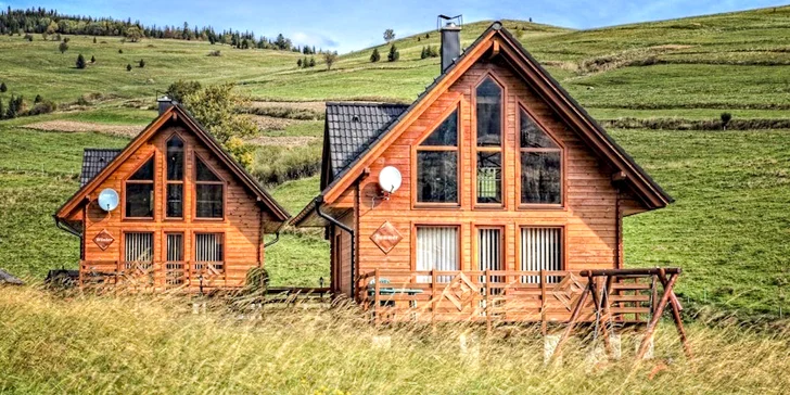 Komfortní chatky v nádherném prostředí Belianských Tater: pobyt vhodný pro rodiny i větší skupiny přátel