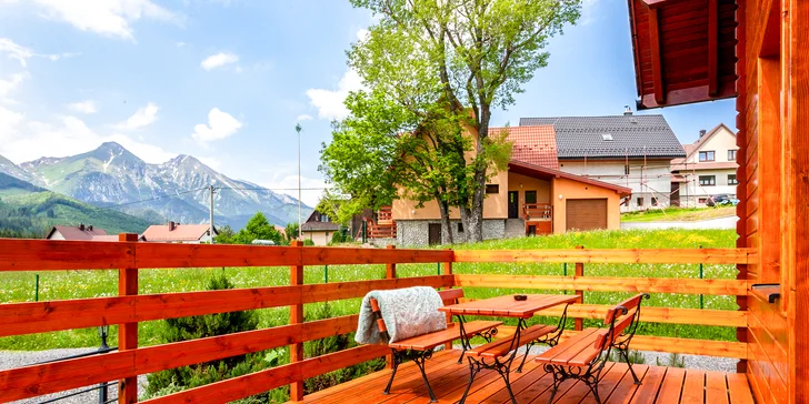 Komfortní chatky v nádherném prostředí Belianských Tater: pobyt vhodný pro rodiny i větší skupiny přátel