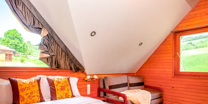 Komfortní chatky v nádherném prostředí Belianských Tater: pobyt vhodný pro rodiny i větší skupiny přátel