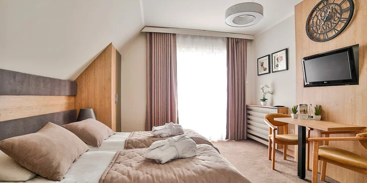 Hotel v malebné oblasti polských Beskyd: strava, neomezený wellness i atrakce na dosah