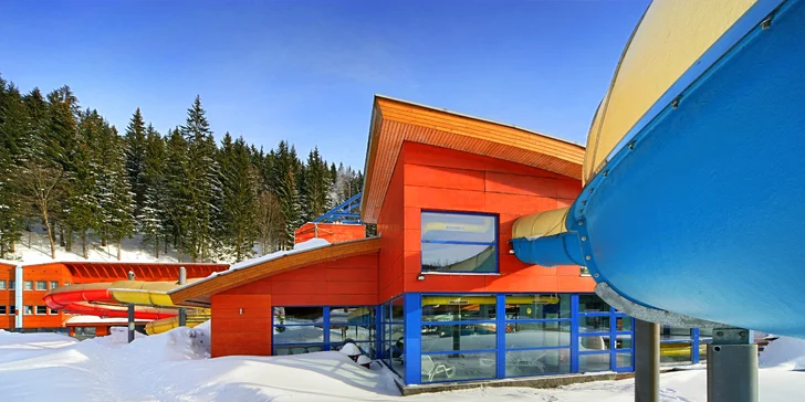 Resort Špindl pod Medvědínem: hotel u lanovky, snídaně či polopenze, vstupy do aquaparku