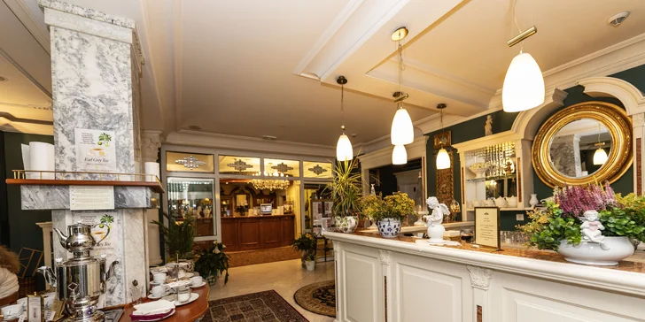 Pobyt v Karlových Varech se snídaní či polopenzí, neomezeným wellness i masáží