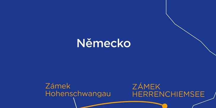 Nejkrásnější zámky Bavorska: 3denní zájezd vč. ubytování se snídaní a dopravy