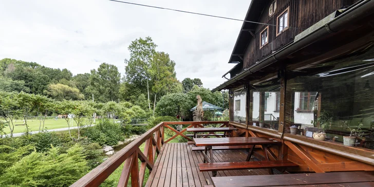 Penzion v Jeseníkách: lokalita na úpatí Rychlebských hor, snídaně, možnost sauny i večeří