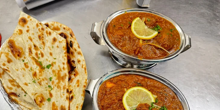 Otevřené vouchery do nepálsko-indické restaurace: 250, 500 nebo 1000 Kč