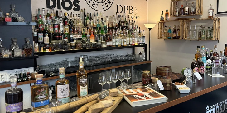Namíchejte si osobní blend rumů: 2hodinový kurz s degustací a lahvičkou vlastního rumu Premium
