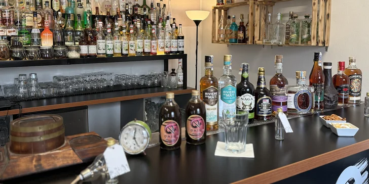 Namíchejte si osobní blend rumů: 2hodinový kurz s degustací a lahvičkou vlastního rumu Premium