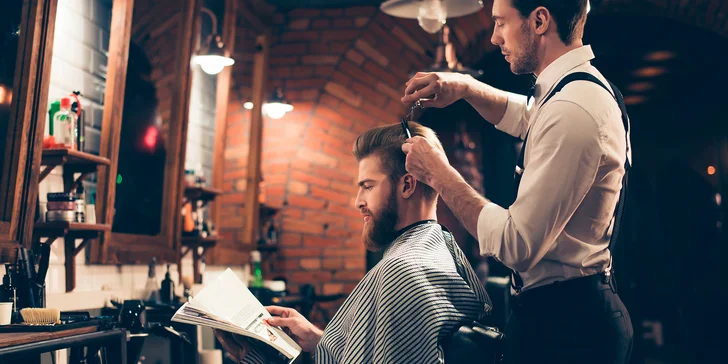 Nový elegantní vzhled: balíčky barber péče i vč. masáže hlavy a nápoje