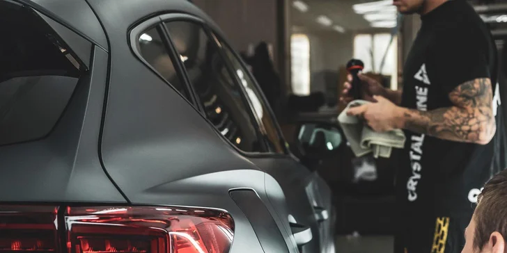 Otevřené vouchery v hodnotě 1000 až 3000 Kč do automyčky a na e-shop Crystal Shine