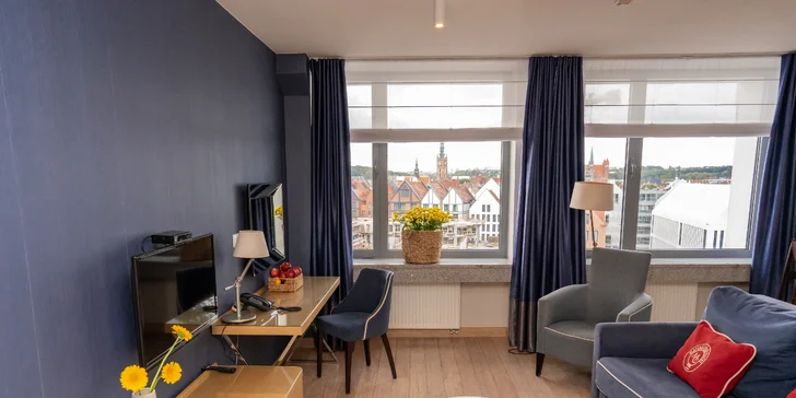 Historické centrum Gdaňsku: ubytování v moderním hotelu i památky