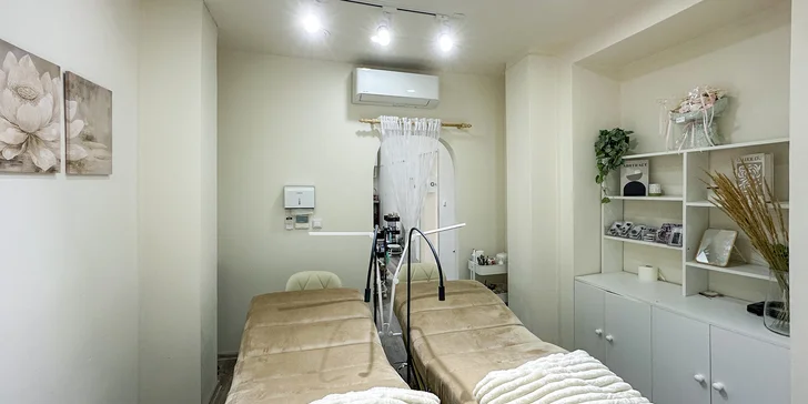 Laminace a úprava obočí, prodloužení řas metodou řasa na řasu nebo 2 až 3D