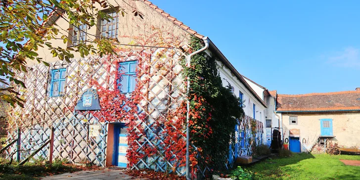 Ubytování v originálním mlýnském apartmánu na jihu Moravy pro milovníky kumštu