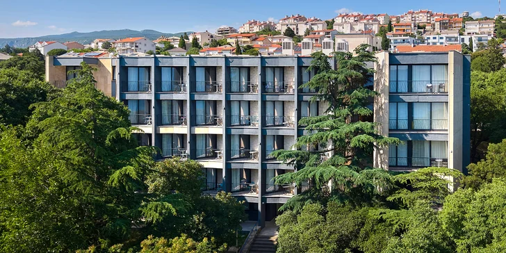 Kvarnerský záliv: 3* hotel jen 100 od moře, wellness a all inclusive light