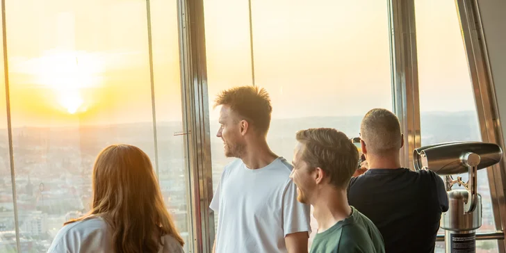 4chodové degustační menu v restauraci Miminoo a vstup na vyhlídku Žižkovské věže pro 2 osoby