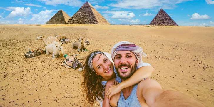 Na Valentýna do Káhiry: 3 noci s polopenzí, let z Prahy, pyramidy a muzea