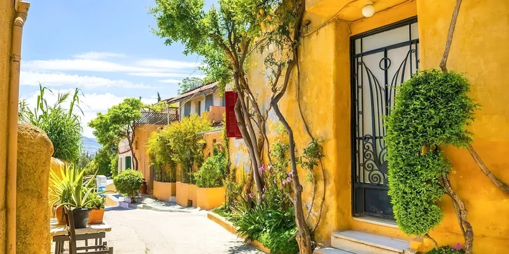 Valentýn v Athénách: hotel se snídaní, letenky, romantická večeře i vstup do Akropole