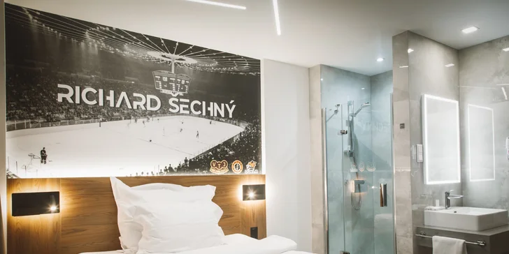 Pobyt se snídaní v Michalovcích, tematické pokoje pro milovníky hokeje a historie