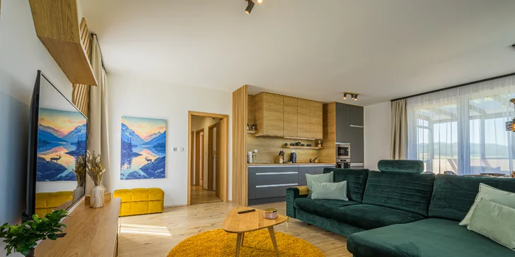 Klid a Tatry jako na dlani: pobyt v apartmánu v Popradu s privátním wellness pro 2–4 osoby