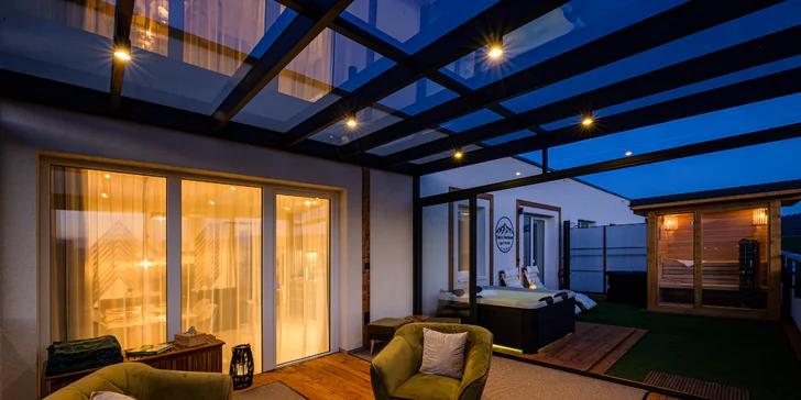 Klid a Tatry jako na dlani: pobyt v apartmánu v Popradu s privátním wellness pro 2–4 osoby