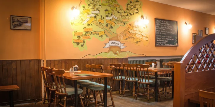 3chodové svatomartinské menu i pivní speciál Harmonie 13° pro 2 osoby