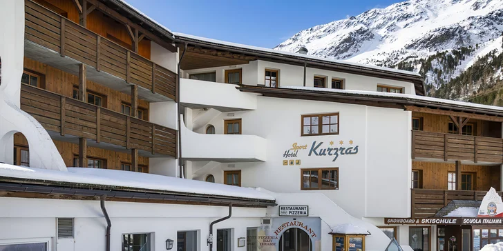 Ski opening v italském lyžařském středisku Val Senales: ubytování i 4denní skipas