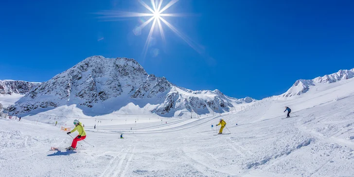 Ski opening v italském lyžařském středisku Val Senales: ubytování i 4denní skipas