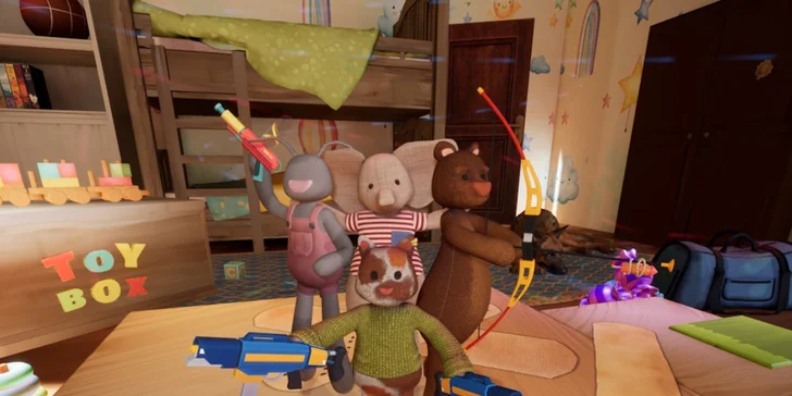 Virtuální realita na špičkovém herním zařízení Meta Quest 2: 55 minut až pro 4 hráče, mnoho různých her