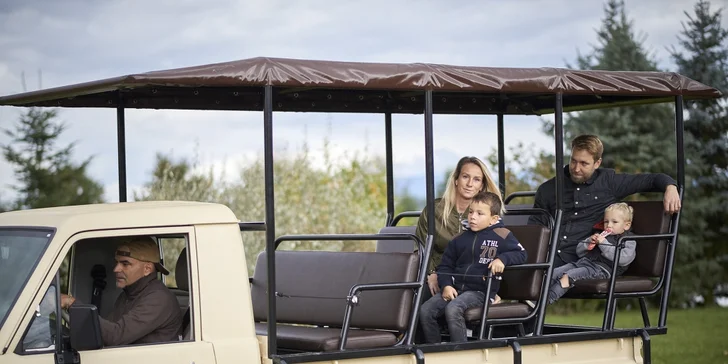 Dobrodružství jako z divočiny: 60minutová jízda v Offroad Safari pro 1 i 2 osoby