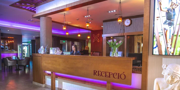 Odpočinek a romantika ve špičkovém hotelu v lázních Bükfürdő: wellness i polopenze