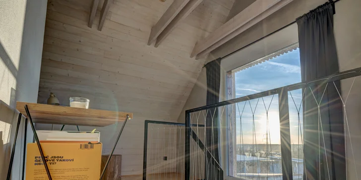 Moravské Toskánsko: domek s terasou mezi vinicemi, krásné výhledy i víno k dispozici