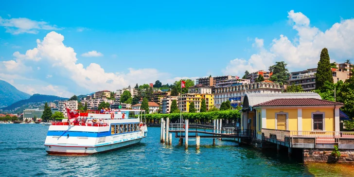 Jednodenní výlet do Švýcarska: města Bellinzona a Lugano s památkami UNESCO, doprava busem