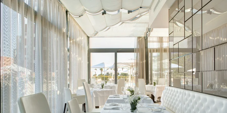 Lido di Jesolo: 5* hotel s vlastní pláží a 70m bazénem, wellness, snídaně i lekce jógy