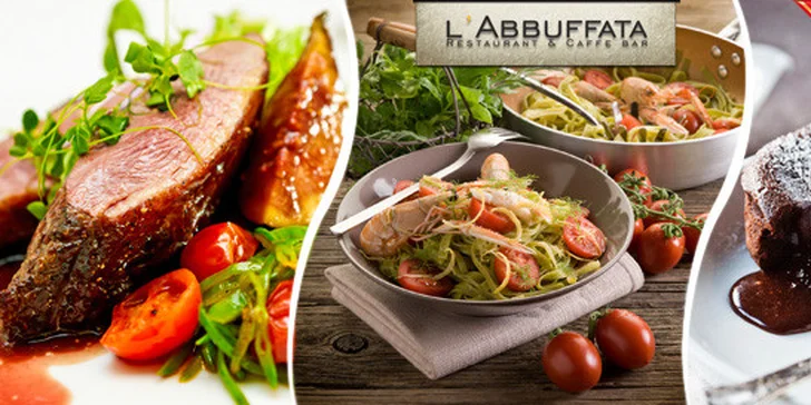 Otevřený voucher do l'Abbuffata v hodnotě 700 Kč