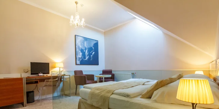 Pobyt ve 4* hotelu v Litomyšli: snídaně i 3chod. večeře a vstup do sauny