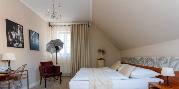 Pobyt ve 4* hotelu v Litomyšli: snídaně i 3chod. večeře a vstup do sauny