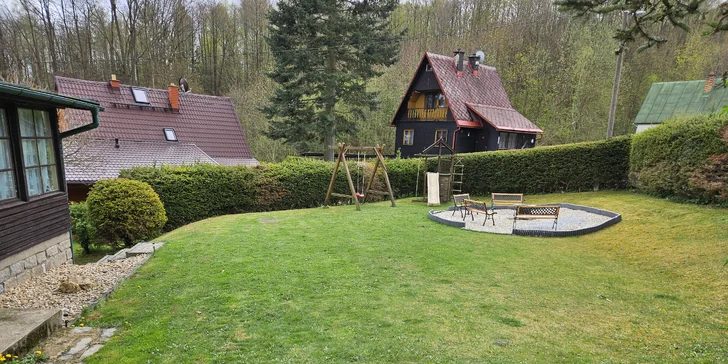 Pobyt v Jeseníkách: chalupa až pro 9 osob se zahradou uprostřed přírody