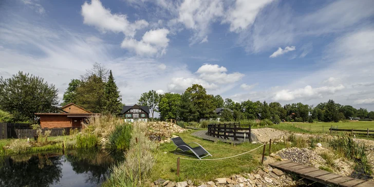 Pobyt ve vyhlášeném historickém penzionu Rejvíz s výborným jídlem a wellness