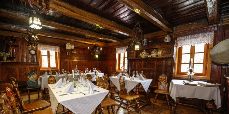 Pobyt ve vyhlášeném historickém penzionu Rejvíz s výborným jídlem a wellness