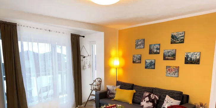 Vysoké Tatry: pobyt v plně vybaveném apartmánu v Nové Lesné