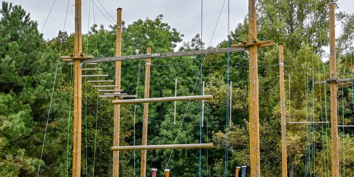 Adrenalin v lanovém centru: vstupy pro jednotlivce i skupiny