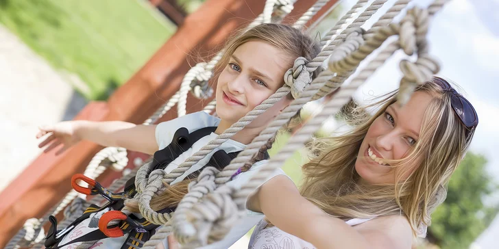Adrenalin v lanovém centru: vstupy pro jednotlivce i skupiny