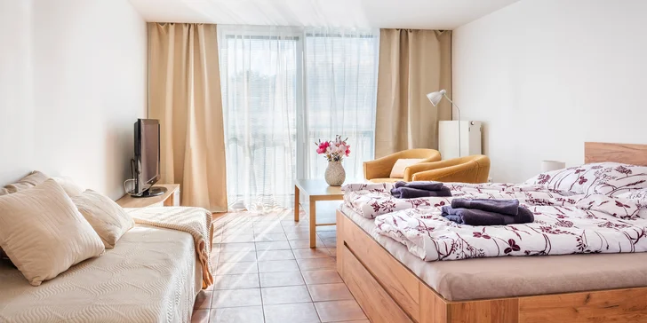 Apartmány v centru Poděbrad i vč. snídaní, procedur, koupele a masáže