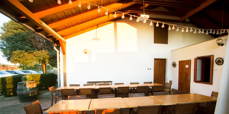 Pobyt na jižní Moravě: snídaně, neomezená konzumace sudového vína i bazén