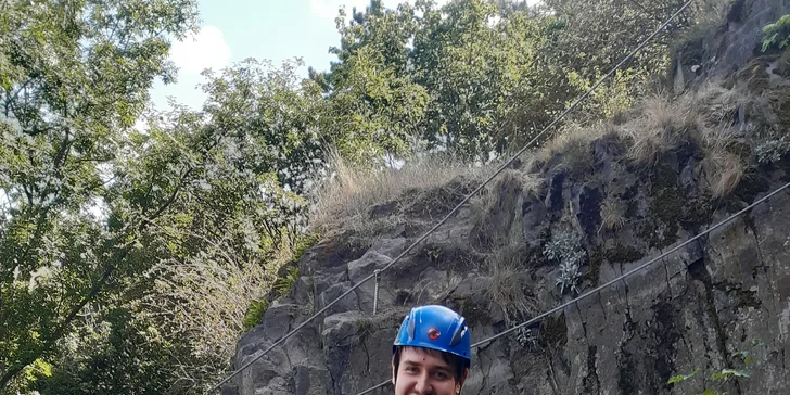 Via Ferrata: lezení po Slánské hoře u Slaného až pro 3 osoby