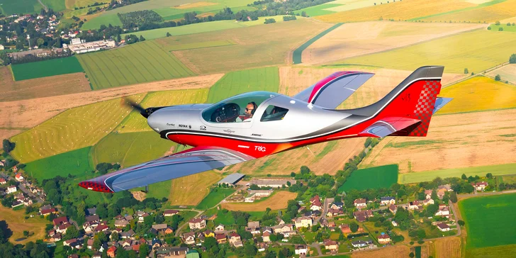 20–75 minut letu nejrychlejším letounem v kat. RAL 2 včetně pilotování