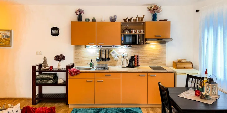 Vysoké Tatry: pobyt v plně vybaveném apartmánu v Nové Lesné