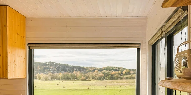 Romantika v srdci Českého ráje: moderní posed pro 2 osoby, sauna a koupací sud