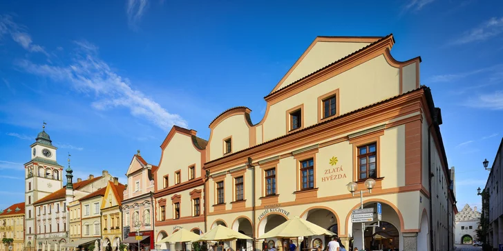 4* pobyt v Třeboni: krásný hotel přímo na náměstí, strava i procedury