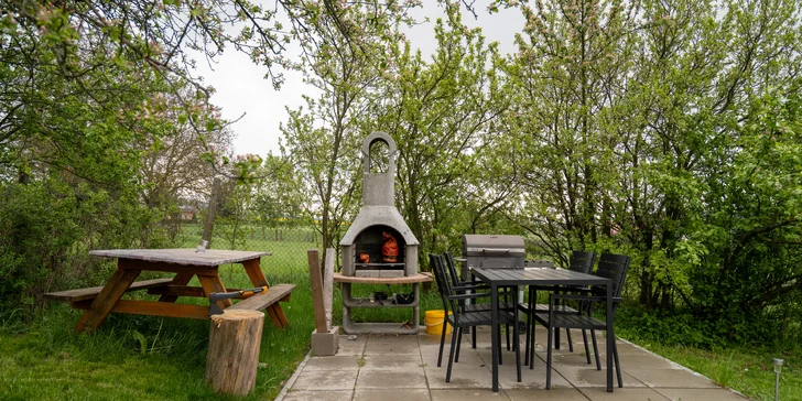 Chata v Českém ráji pro 2 osoby i relaxace v koupacím sudu a sauně